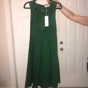 Belle Poque retro green dress